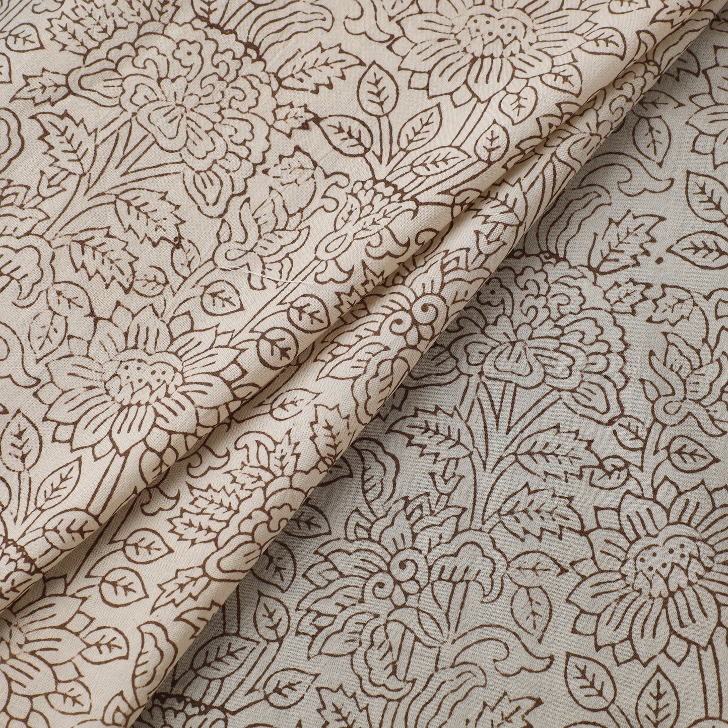 Bagh Hand Block Print Natural Dyed Cotton Fabric 06