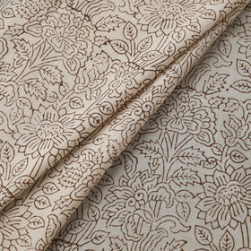 Bagh Hand Block Print Natural Dyed Cotton Fabric 06