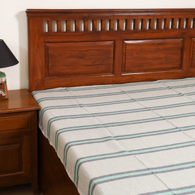 Handloom Cotton Single Bedsheet (90 x 60 in) 287