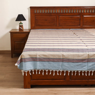 Handloom Cotton Single Bedsheet (90 x 60 in) 288