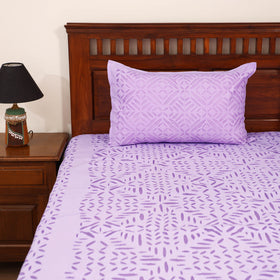 Barmer Applique Cutwork Cotton Double Bedsheet Set (108 x 90 in) 03