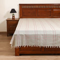 Handloom Cotton Single Bedsheet (90 x 60 in) 289