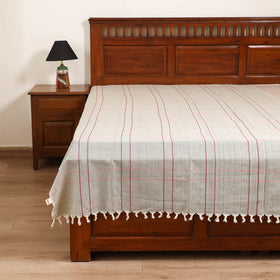 Handloom Cotton Single Bedsheet (90 x 60 in) 289