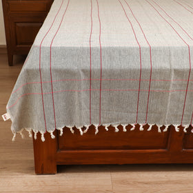 Handloom Cotton Single Bedsheet (90 x 60 in) 289