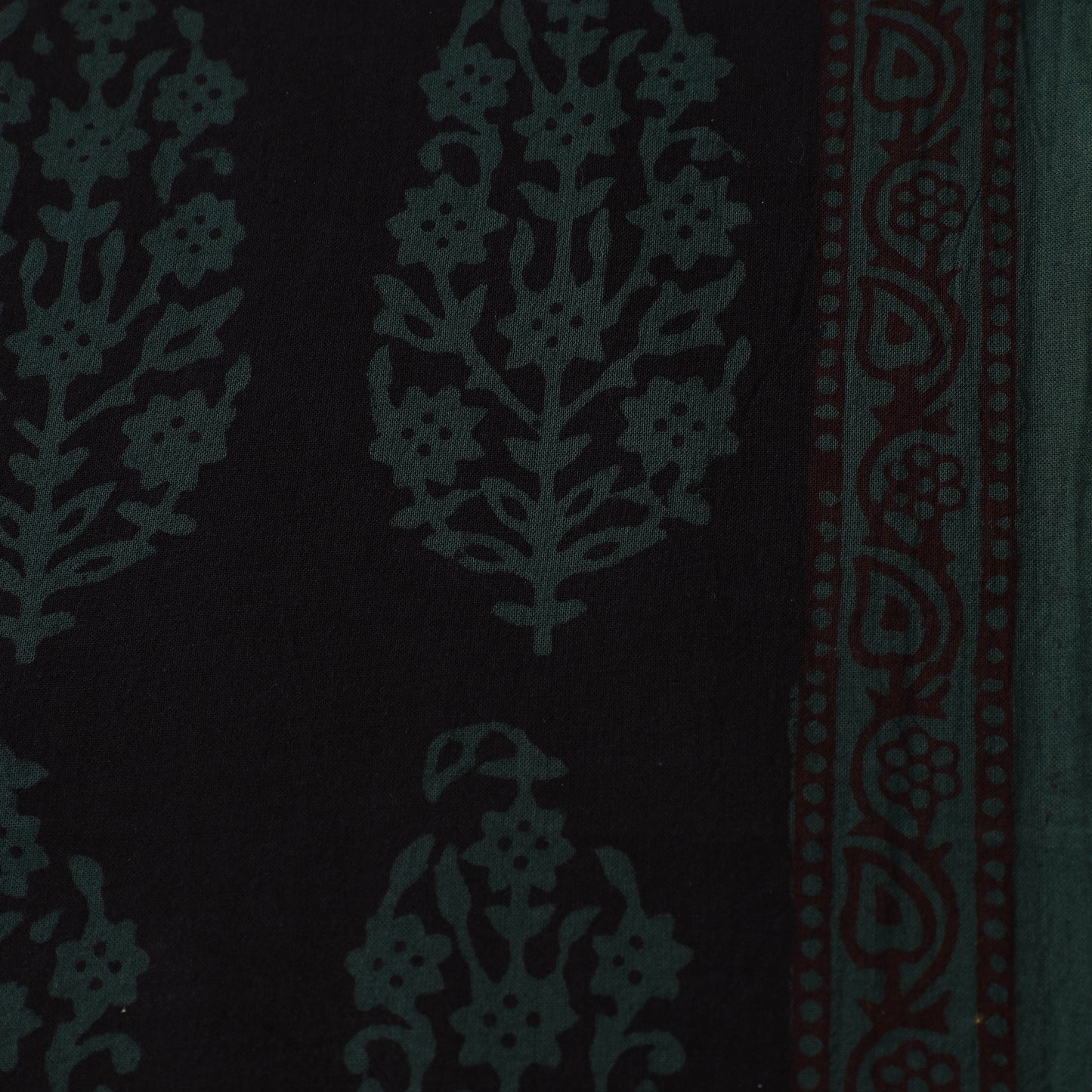 Bagh Hand Block Print Natural Dyed Cotton Fabric 08