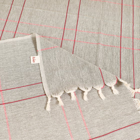 Handloom Cotton Single Bedsheet (90 x 60 in) 289