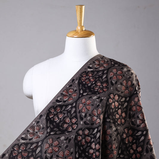 Brown - Jahota Hand Block Printed Cotton Fabric