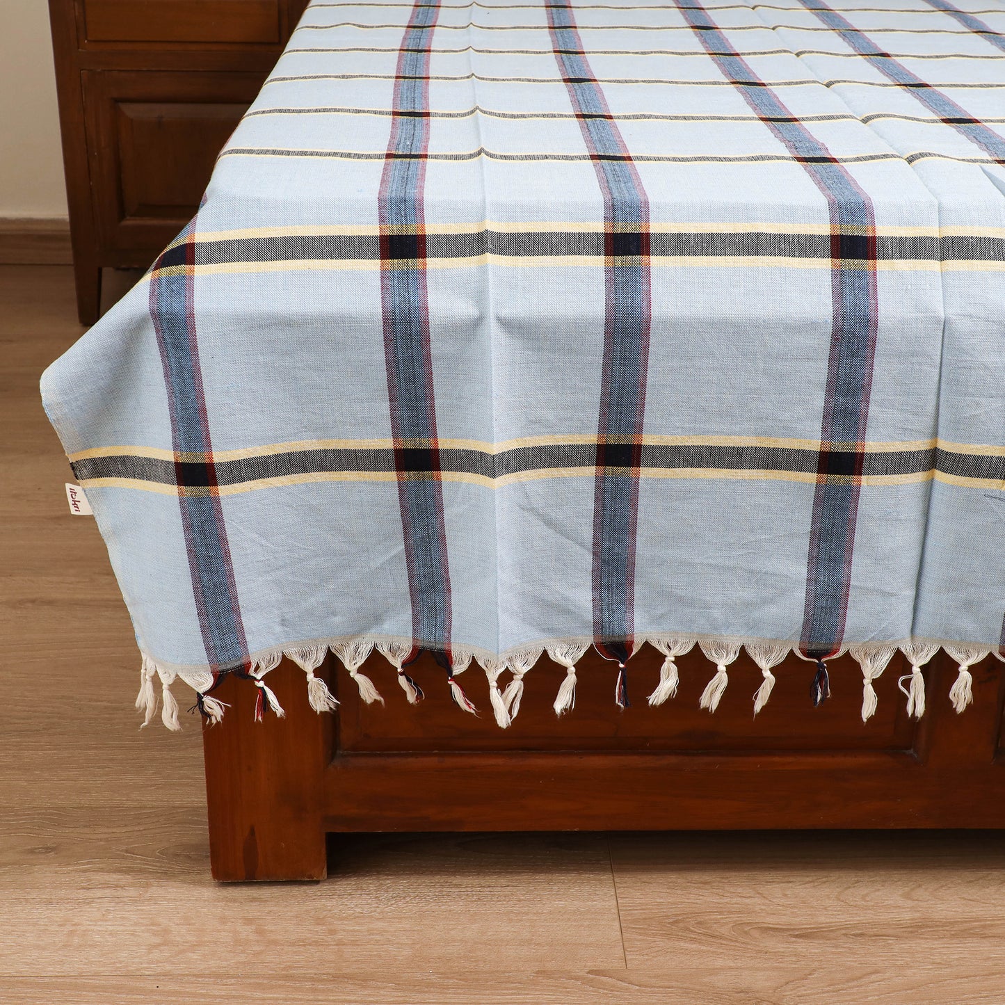 Handloom Cotton Single Bedsheet (90 x 60 in) 290