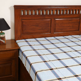 Handloom Cotton Single Bedsheet (90 x 60 in) 290