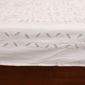 Barmer Applique Cutwork Cotton Double Bedsheet Set (108 x 90 in) 10