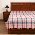 Handloom Cotton Single Bedsheet (90 x 60 in) 294
