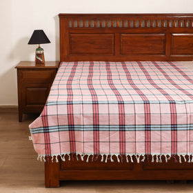 Handloom Cotton Single Bedsheet (90 x 60 in) 294