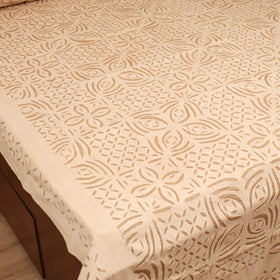 Barmer Applique Cutwork Cotton Double Bedsheet Set (108 x 90 in) 12
