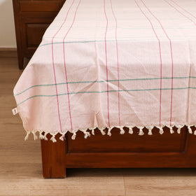 Handloom Cotton Single Bedsheet (90 x 60 in) 295