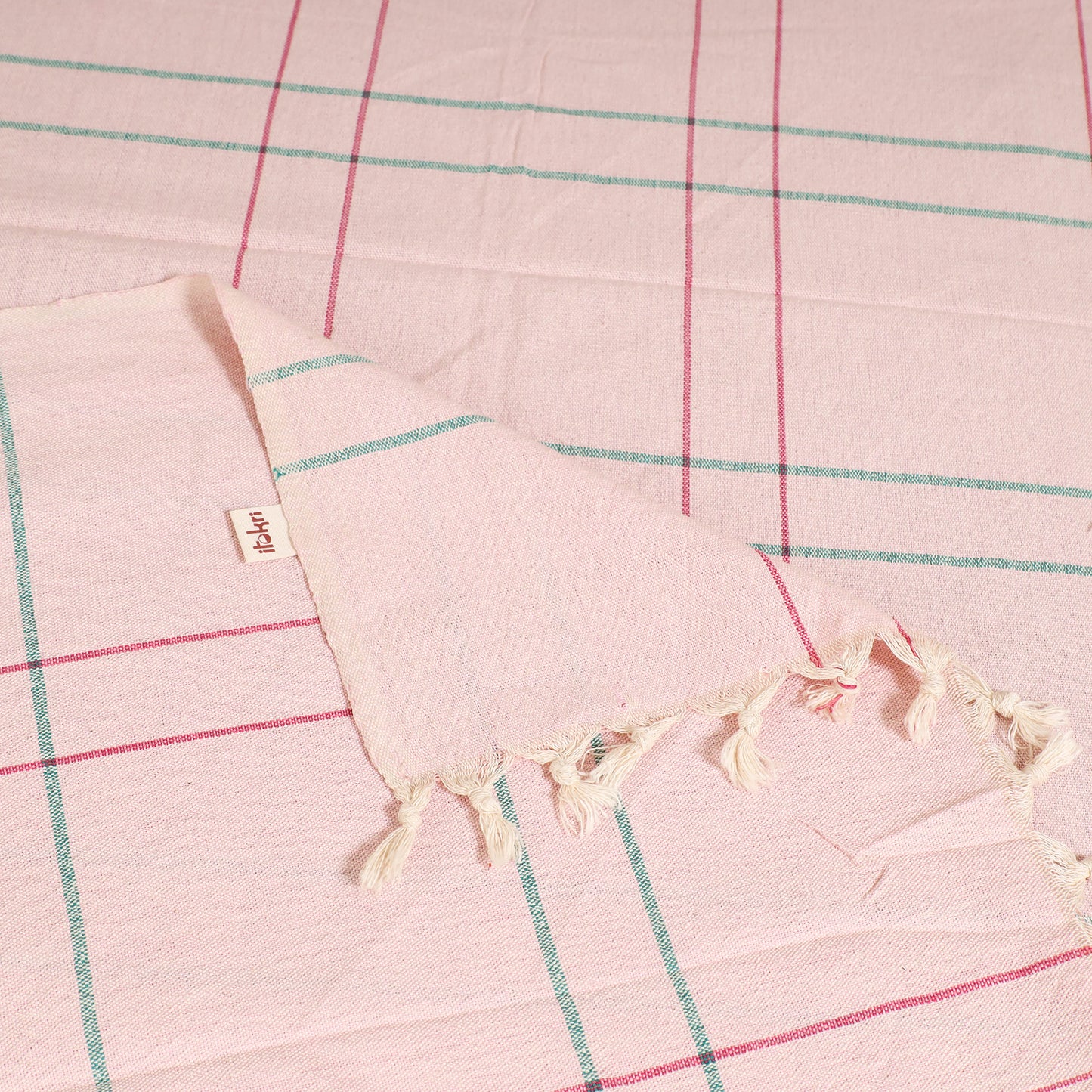 Handloom Cotton Single Bedsheet (90 x 60 in) 295