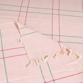 Handloom Cotton Single Bedsheet (90 x 60 in) 295