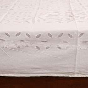 Barmer Applique Cutwork Cotton Double Bedsheet Set (108 x 90 in) 13