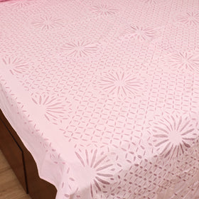 Barmer Applique Cutwork Cotton Double Bedsheet Set (108 x 90 in) 14