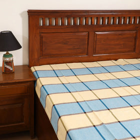 Handloom Cotton Single Bedsheet (90 x 60 in) 297