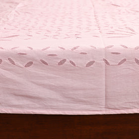Barmer Applique Cutwork Cotton Double Bedsheet Set (108 x 90 in) 14