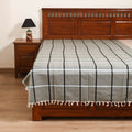 Handloom Cotton Single Bedsheet (90 x 60 in) 298