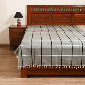 Handloom Cotton Single Bedsheet (90 x 60 in) 298