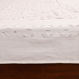 Barmer Applique Cutwork Cotton Double Bedsheet Set (108 x 90 in) 16