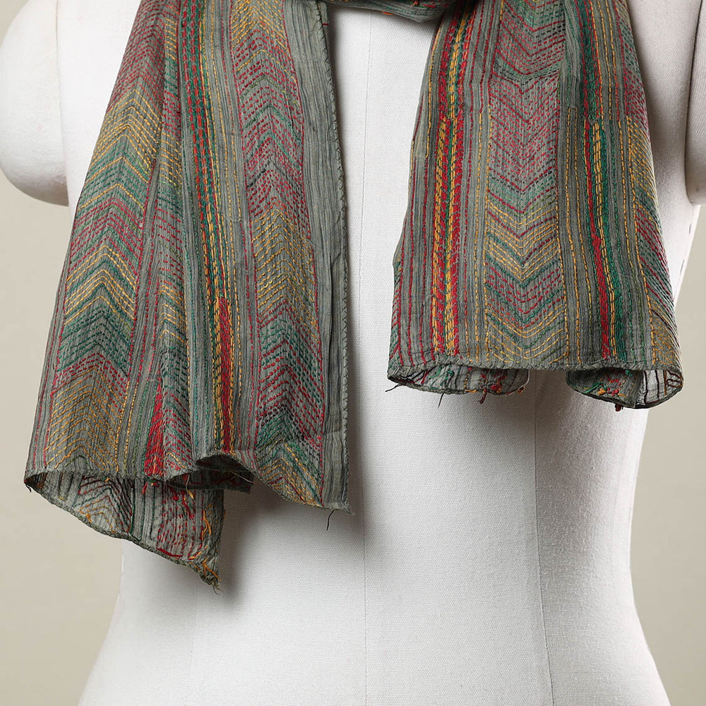 Kantha Stitch Stole