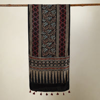 Ajrakh Stole with Tassels