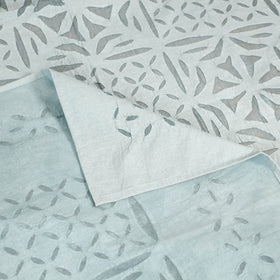 Barmer Applique Cutwork Cotton Single Bedsheet (90 x 60 in) 17