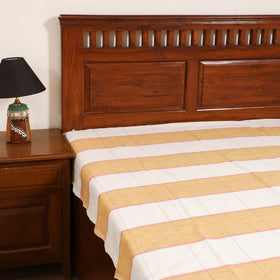 Handloom Cotton Single Bedsheet (90 x 60 in) 300