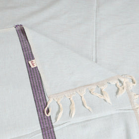Handloom Cotton Single Bedsheet (90 x 60 in) 301