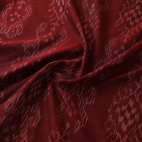 Maroon - Sambalpuri Ikat Cotton Fabric 04