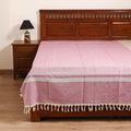 Handloom Cotton Single Bedsheet (90 x 60 in) 304