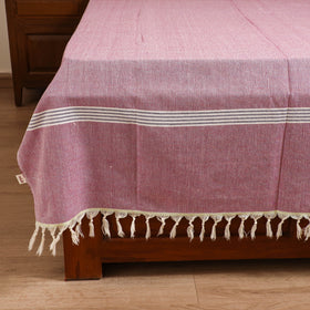 Handloom Cotton Single Bedsheet (90 x 60 in) 304