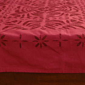 Barmer Applique Cutwork Cotton Single Bedsheet (90 x 60 in) 21