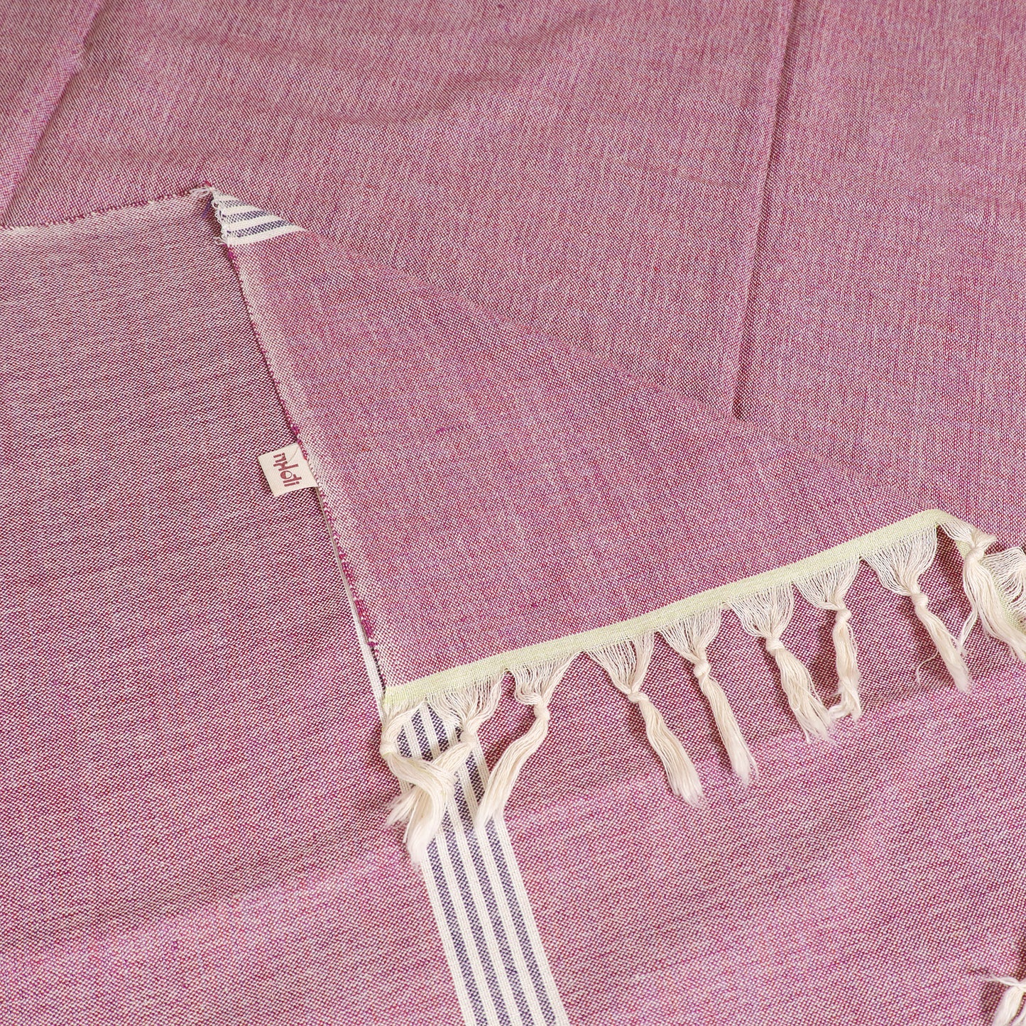 Handloom Cotton Single Bedsheet (90 x 60 in) 304