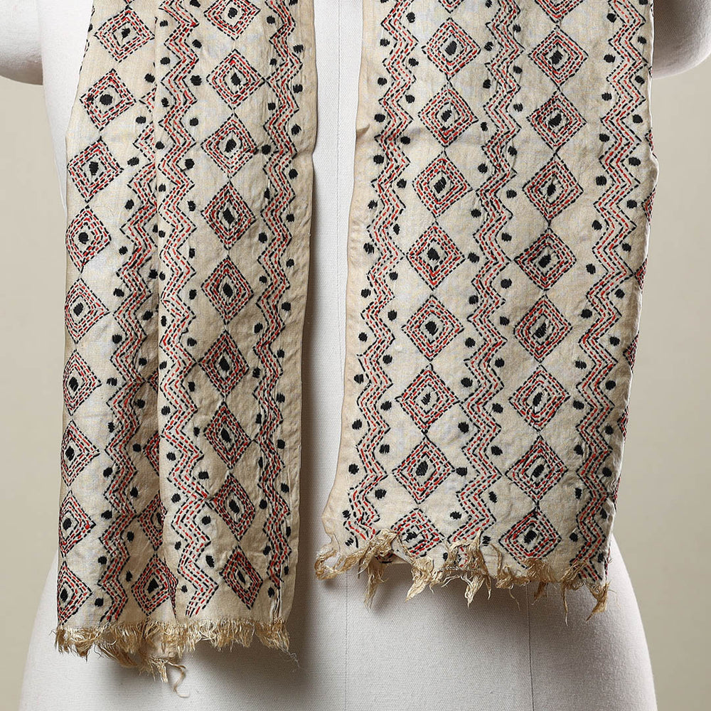 Kantha Stitch Stole