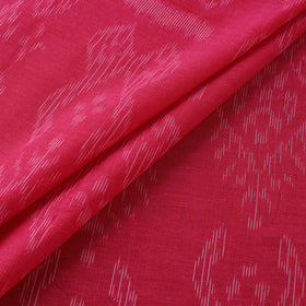 Maroon - Pink - Sambalpuri Ikat Cotton Fabric 09