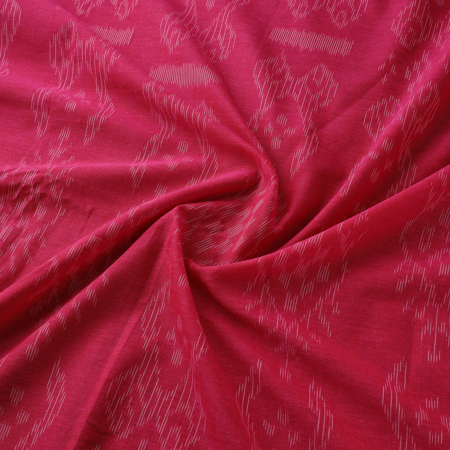 Maroon - Pink - Sambalpuri Ikat Cotton Fabric 09