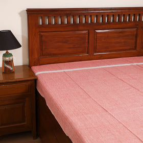 Handloom Cotton Single Bedsheet (90 x 60 in) 305