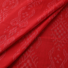 Maroon - Red - Sambalpuri Ikat Cotton Fabric 10