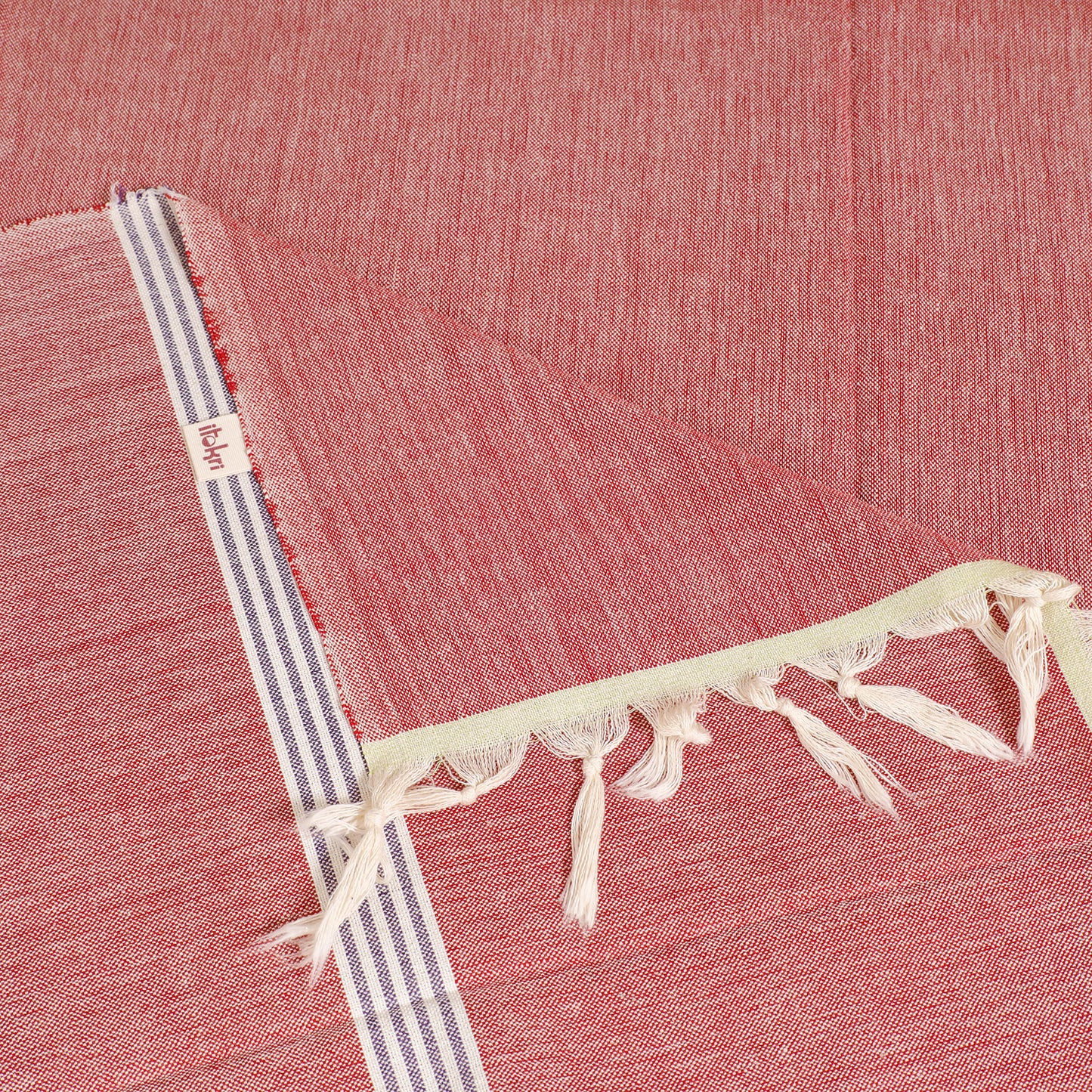 Handloom Cotton Single Bedsheet (90 x 60 in) 305