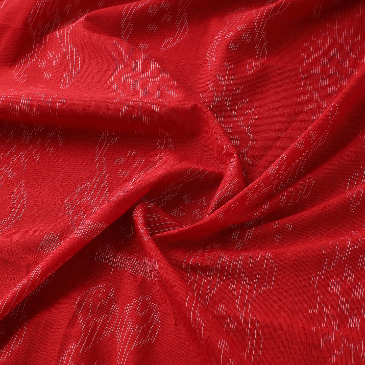 Maroon - Red - Sambalpuri Ikat Cotton Fabric 10
