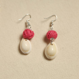 Handcrafted Thread Beads Shell Work Necklace Set 02