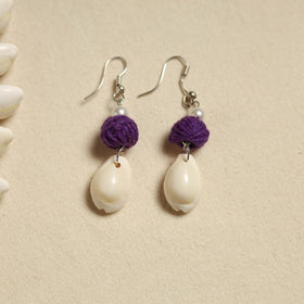 Handcrafted Thread Beads Shell Work Necklace Set 03