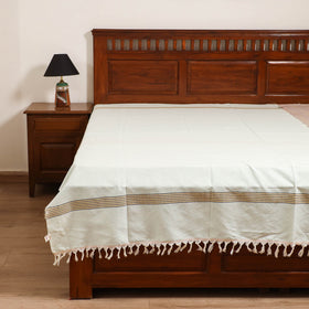 Handloom Cotton Single Bedsheet (90 x 60 in) 307