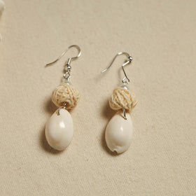 Handcrafted Thread Beads Shell Work Necklace Set 04
