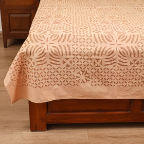 Barmer Applique Cutwork Cotton Single Bedsheet (90 x 60 in) 25