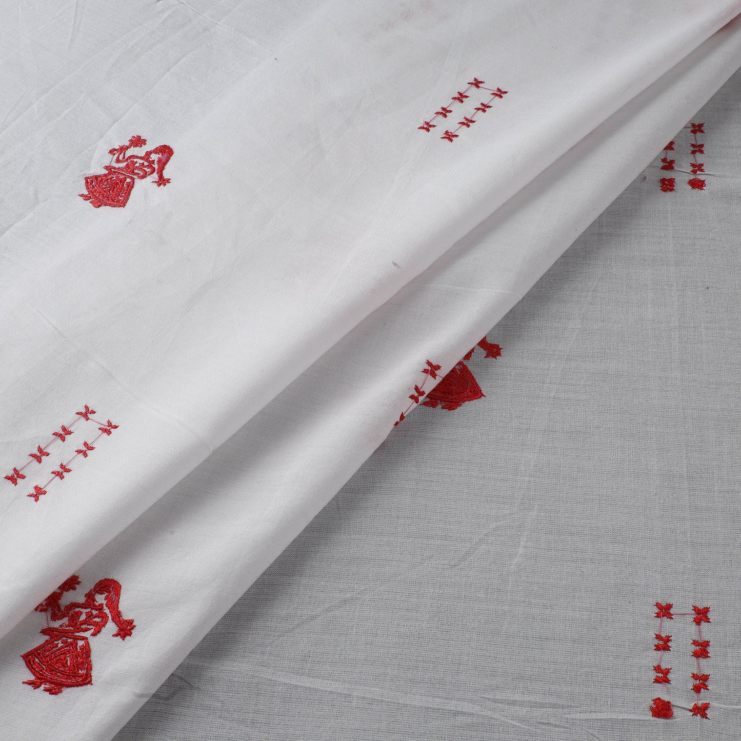 Sambalpuri Embroidery Cotton Fabric 14